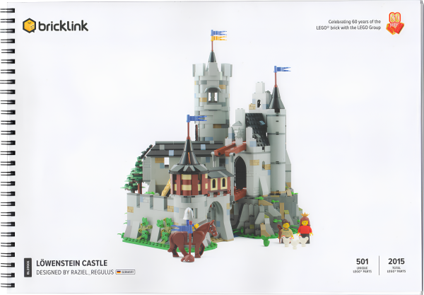 Конструктор Lego Bricklink 19001 Замок Левенштейн